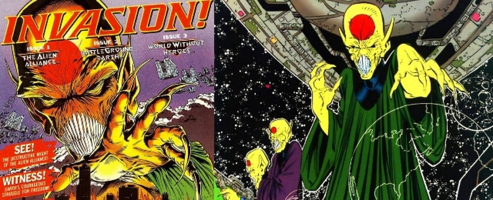 Neue Gegenspieler des Arrowverse: die Dominators – Bild: DC Comics