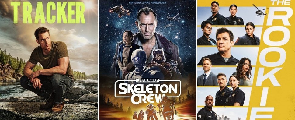 Neue Serienstaffeln bei Disney+ im Dezember: „Tracker“, „Star Wars: Skeleton Crew“ und „The Rookie“ – Bild: Disney+