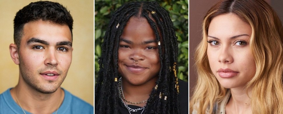 Neuzugänge bei „Star Trek: Academy“: George Hawkins (l.), Kerrice Brooks (M.) und Bella Shepard – Bild: x.com/StarTrekOnPPlus