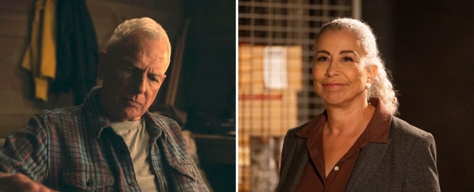 Mark Harmon (l.) und Roma Maffia geben sich im „Navy CIS: Origins“- und „Navy CIS“-Crossover die Ehre – Bild: CBS