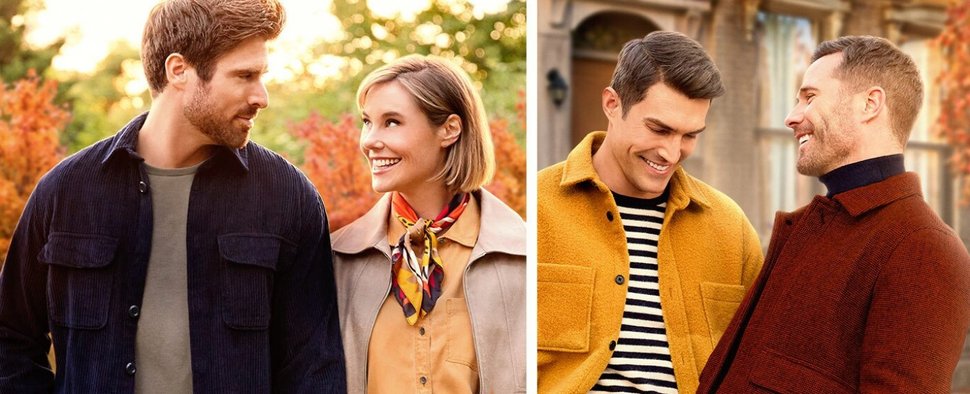 „Notes of Autumn“: (v. l.) Sam und Ellie, Matt und Leo – Bild: Hallmark Media