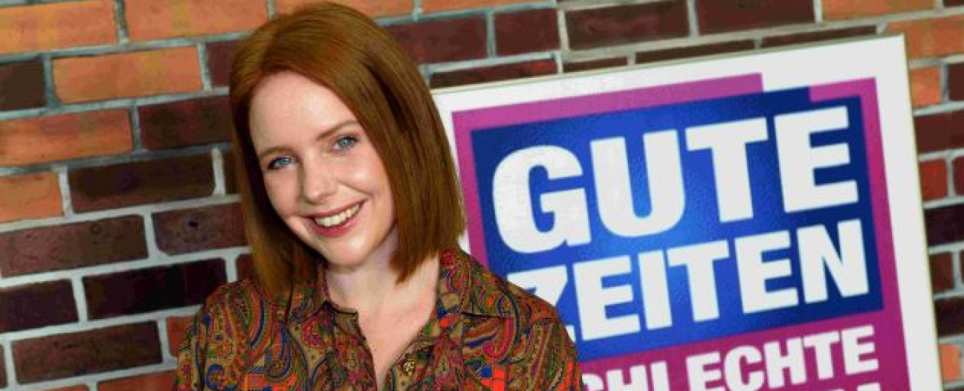 „GZSZ“: Wiedersehen mit beliebter Darstellerin nach Babypause – Olivia Marei alias Toni Ahrens zurück am Set der RTL-Serie – Bild: RTL/​Rolf Baumgartner