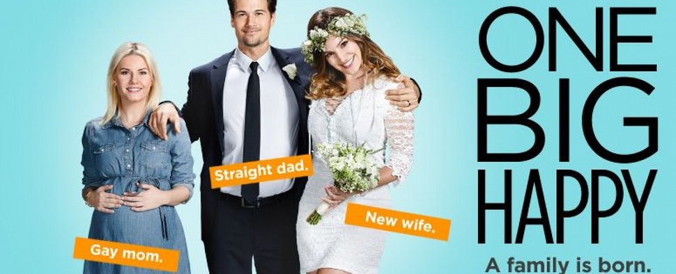 Elisha Cuhtbert, Nick Zano und Kelly Brook in „One Big Happy“ – Bild: NBC