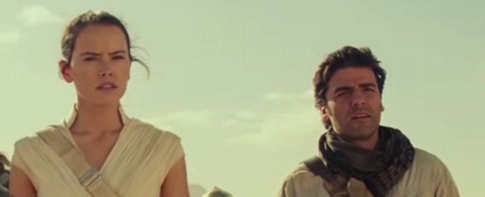 Rey-Darstellerin Daisy Ridley in „Star Wars“ mit Oscar Isaac (Poe) – Bild: Lucasfilm/Disney