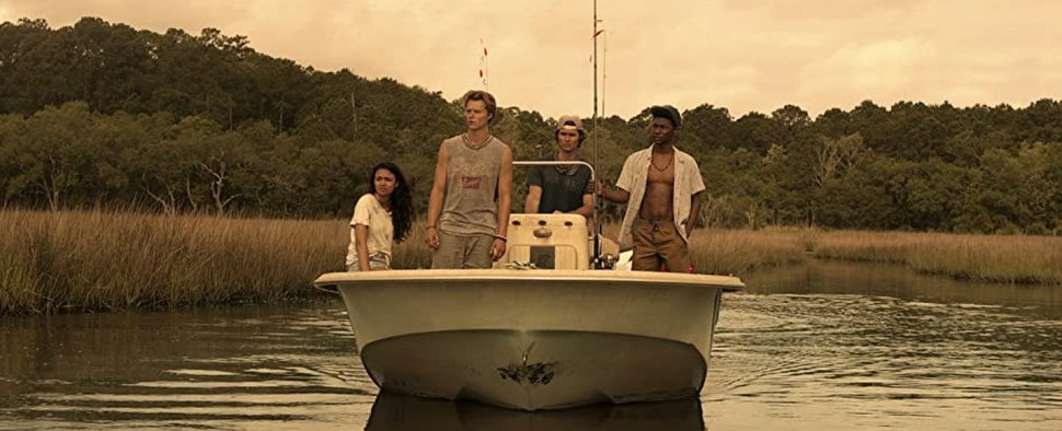 Madison Bailey, Rudy Pankow, Chase Stokes und Jonathan Daviss in „Outer Banks“ – Bild: Netflix