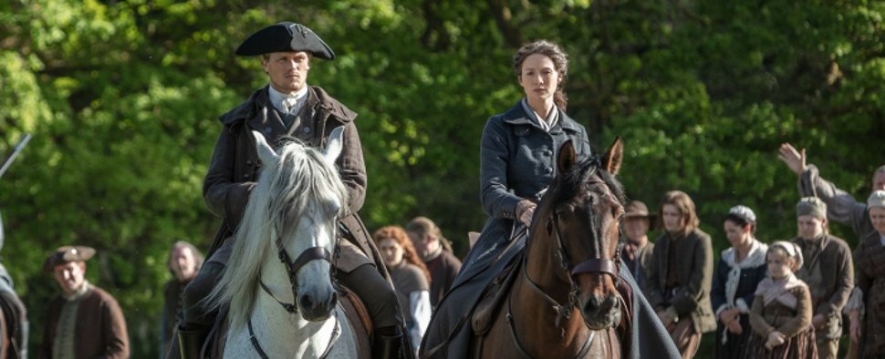 „Outlander“: Claire (Caitriona Balfe) und Jamie (Sam Heughan) in der fünften Staffel – Bild: Starz