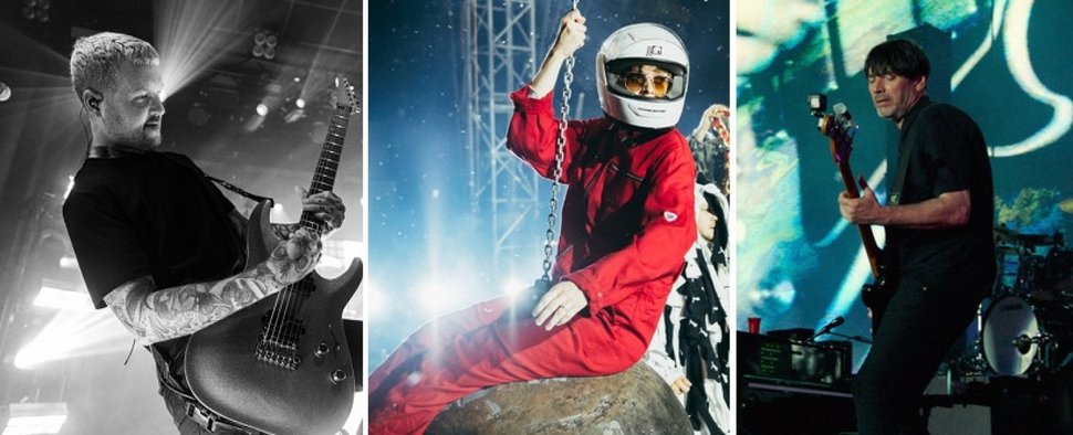 „Pop Around the Clock“ im Sommer 2025 mit (v. l.) Electric Callboy, Deichkind und Blur – Bild: ZDF/Christian Ripkens/ZDF/Lennart Speer/ZDF/Altitude