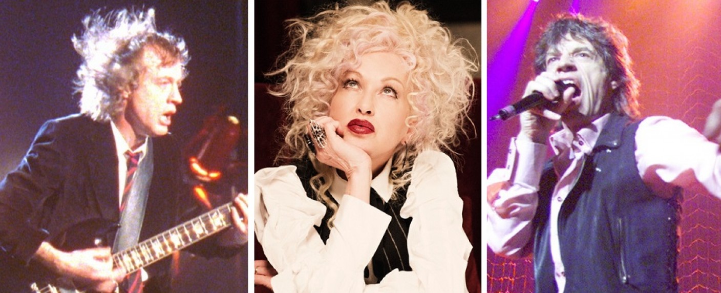 „Pop Around the Clock“ an Silvester mit Konzerten von AC/​DC, Cyndi Lauper und den Rolling Stones – 24 Stunden Musik mit Pet Shop Boys, Liam Gallagher, Sheryl Crow und vielen mehr – Bild: ZDF/​Sony Music/​ZDF/​Rebecca Miller/​ZDF/​Getty Images/​Dave Hogan