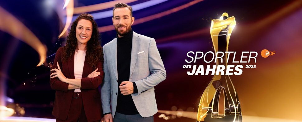 Präsentieren fortan die „Sportler des Jahres“ im ZDF: Lena Kesting und Sven Voss – Bild: ZDF/Justin Kolb/Brand New Media