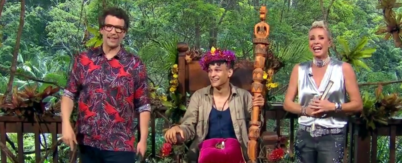 Prince Damien ist der Dschungelkönig 2020 – „DSDS“-Sonnenschein gewinnt souverän die RTL-Show – Bild: Screenshot/​TVNOW