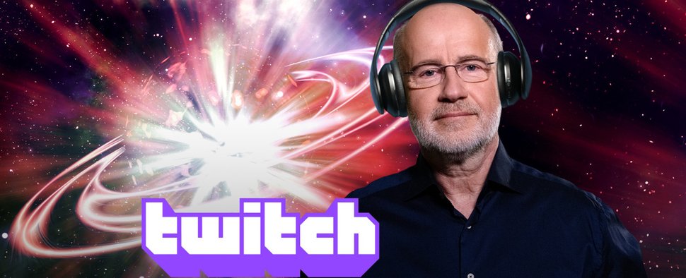 Professor Harald Lesch nimmt auf dem ZDF-Twitch-Kanal den „Big Bang“ unter die Lupe. – Bild: ZDF/Thorsten Eifler/Jan Schattka/Objektiv Media [M]