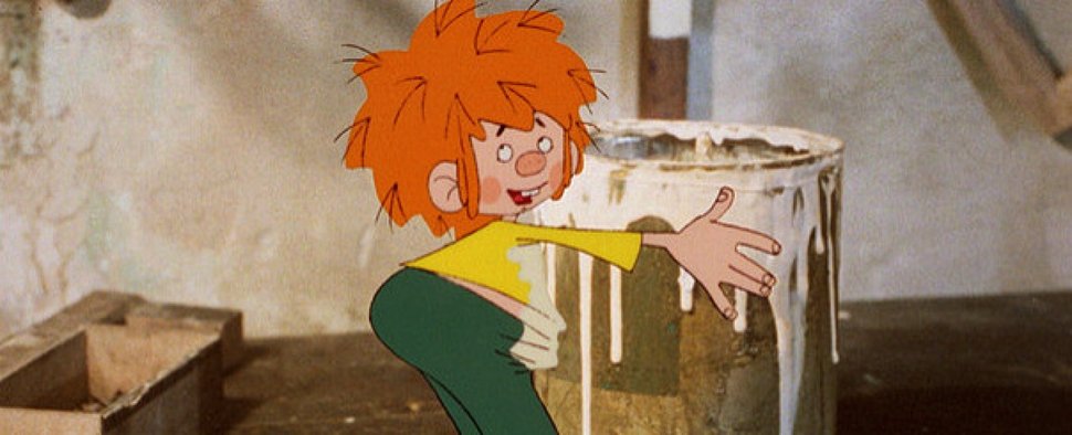 Der Pumuckl klebt am Leim fest – Bild: BR/Infafilm GmbH/Original-Entwurf Pumuckl-Figur: Barbara von Johnson