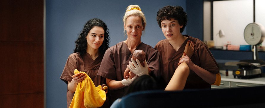 „Push“: An diesem Tag startet Staffel 2 der preisgekrönten Hebammen-Serie – Mariam Hage, Anna Schudt und Lydia Lehmann in den Hauptrollen – Bild: ZDF/​Nico Roicke