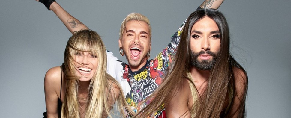 „Queen of Drags“ mit Heidi Klum, Bill Kaulitz und Conchita Wurst – Bild: ProSieben/Rankin