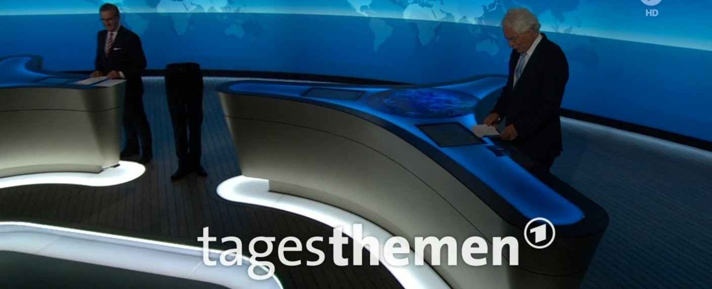 „Tagesschau“ ändert ab Sonntag Abmoderation – Hintergrund der „Neuen Beinfreiheit“ geklärt – Bild: ARD/​Screenshot: Wunschliste.de