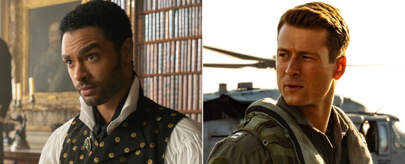 Amazon bestellt Serie mit Stars aus „Bridgerton“ und „Top Gun“ – Regé-Jean Page und Glen Powell für neues Projekt der Russo-Brüder verpflichtet – Bild: Netflix/​Paramount Pictures
