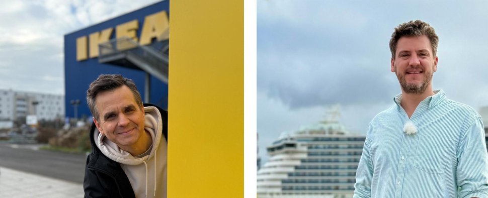 Die Reporter Stefan Uhl und Ralf Herrmann (v. l.) sind neben Carolin von der Groeben für das neue RTL-Format „Inside“ im Einsatz. – Bild: RTL/Moritz Orgeldinger