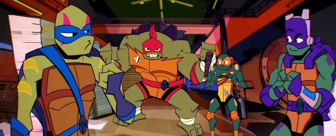 Ab sofort online: Neue „Turtles“-Serie mit Stimmen von Tramitz und Freshtorge – „Der Aufstieg der Teenage Mutant Ninja Turtles“ bei Nickelodeon – Bild: Nickelodeon