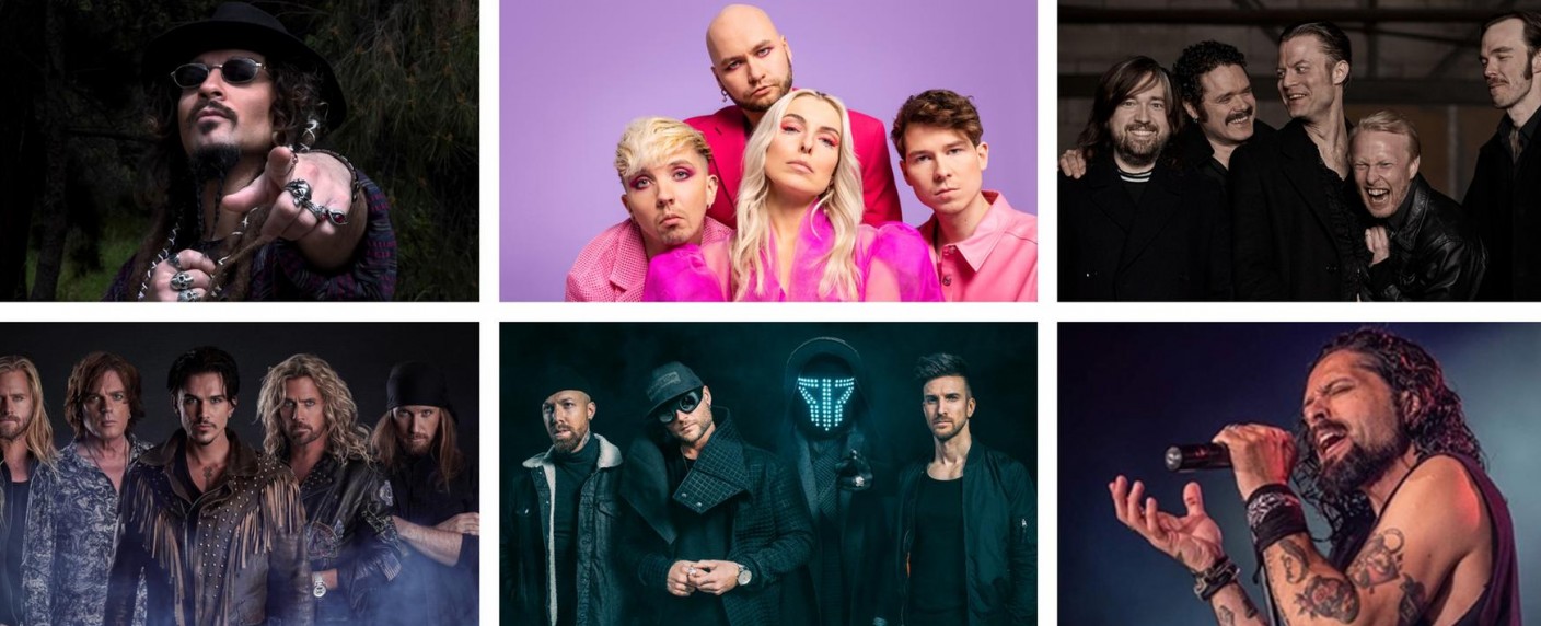 „ZDF-Fernsehgarten“: Diese Rockbands sind bei „Rock im Garten“ am 3. September 2023 dabei – Andrea Kiewel begrüßt Mando Diao, Amberian Dawn und mehr – Bild: ZDF