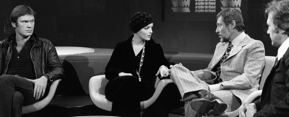 Romy Schneider zu Gast bei „Je später der Abend“ im Jahr 1974 – Bild: WDR