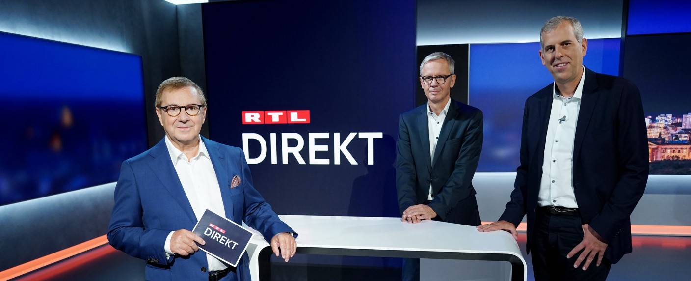 [UPDATE] Jan Hofer über „RTL Direkt“: „Keine reine Nachrichtensendung“ – Premierengast des Magazins ist Annalena Baerbock – Bild: TVNOW/​Jörg Carstensen