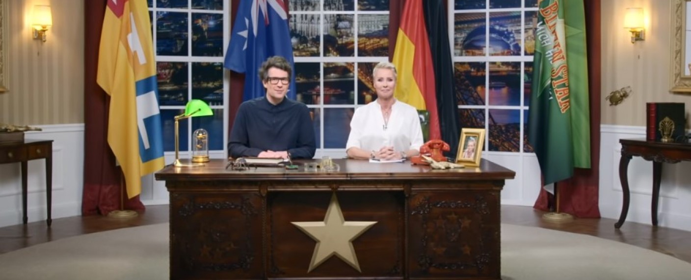 Offiziell: Diese Stars schickt RTL ins nächste „Dschungelcamp“ – Daniel Hartwich und Sonja Zietlow halten Neujahrsansprache – Bild: RTL/​Screenshot