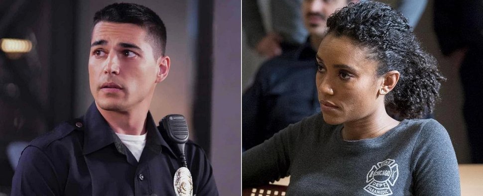 „S.W.A.T.“: Niko Pepaj (l.) stößt zum Hauptcast, Annie Ilonzeh (r.) ist neu mit dabei – Bild: CBS/NBC