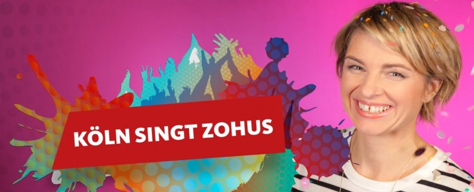 Sabine Heinrich moderiert „11.11. – Köln singt Zohus“ – Bild: WDR/Annika Fußwinkel