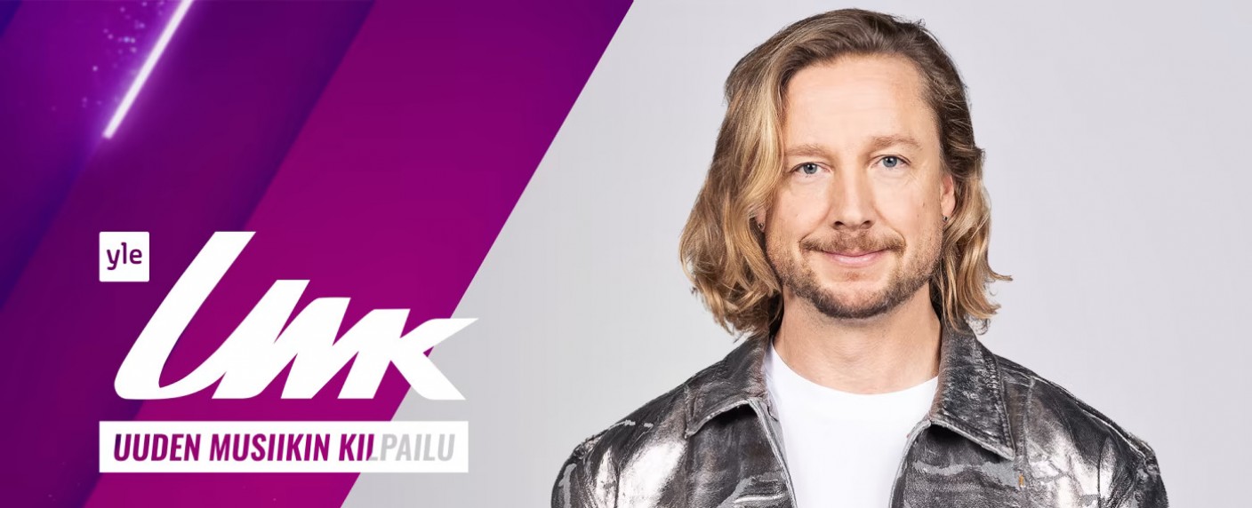 „UMK23“: Finnischer ESC-Vorentscheid kommt ins deutsche Fernsehen – Ex-„The Voice“-Coach Samu Haber moderiert Liveshow am Samstagabend – Bild: Yle/​Nelli Kenttä