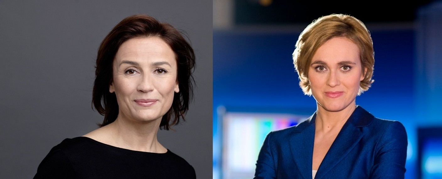 ARD verlängert Verträge mit Sandra Maischberger und Caren Miosga – Aus „Menschen bei Maischberger“ wird „Maischberger“ – Bild: WDR/​Peter Rigaud/​NDR/​Thorsten Jander