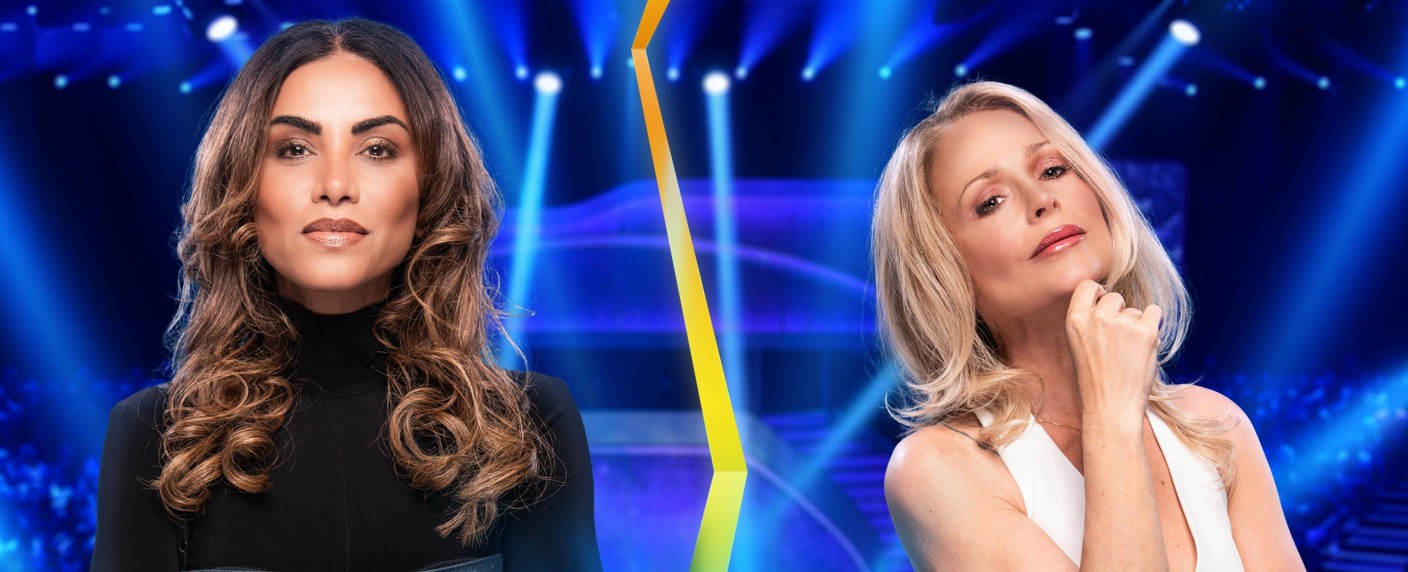 „Schlag den Star“: Rap-Ikone gegen Schlagerstar – Sabrina Setlur fordert Michelle in ProSieben-Spielshow heraus – Bild: Joyn/​Steffen Z. Wolff