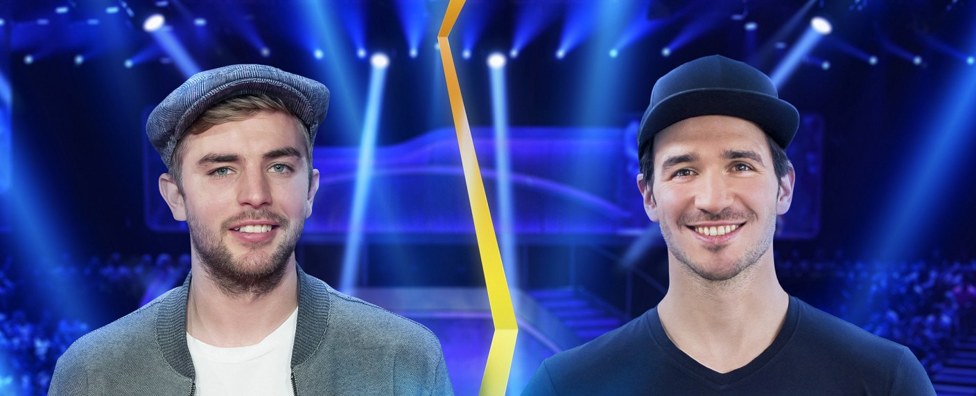 „Schlag den Star“: Ski-Weltmeister gegen Fußball-Weltmeister – Duell zwischen Christoph Kramer und Felix Neureuther – Bild: ProSieben