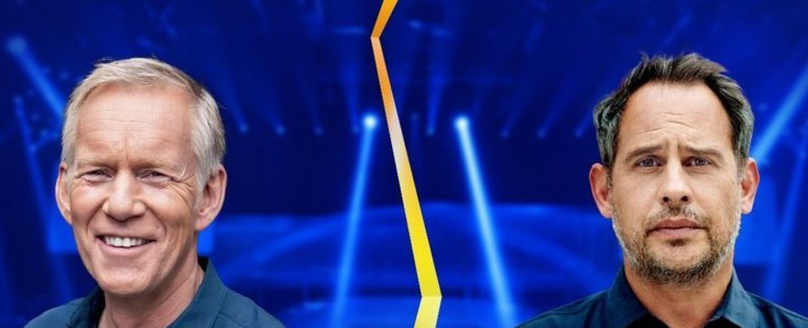 „Schlag den Star“: ZDF-Moderator gegen Schauspieler in erster Ausgabe des Jahres – Johannes B. Kerner und Moritz Bleibtreu in ProSieben-Samstagabendshow – Bild: ProSieben/​Steffen Z Wolff