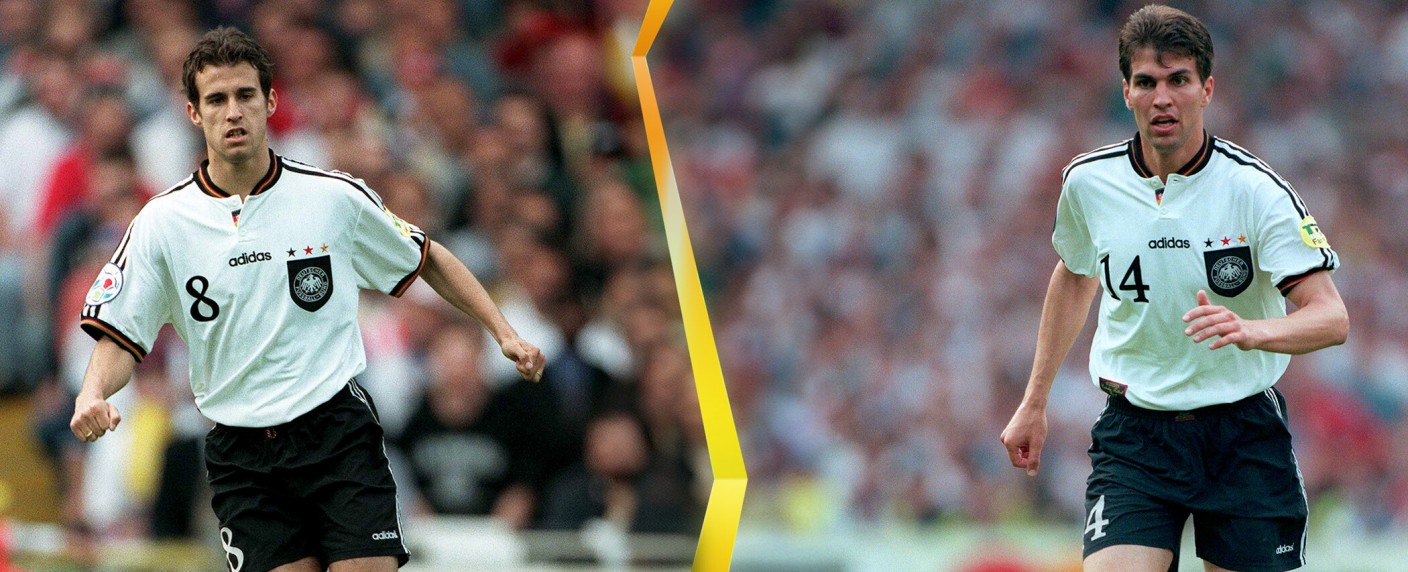 „Schlag den Star“: Fußball-Europameister-Duell zu Opdenhövels Einstand – Mehmet Scholl tritt gegen Markus Babbel an – Bild: ProSieben/​Getty Images