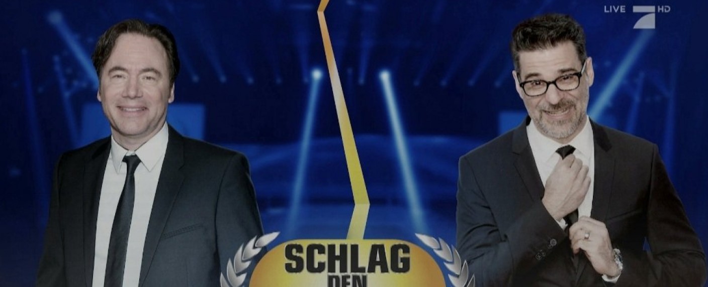 „Schlag den Star“ mit „Bullyparade“-Duell – Michael „Bully“ Herbig gegen Rick Kavanian – Bild: ProSieben/​Screenshot