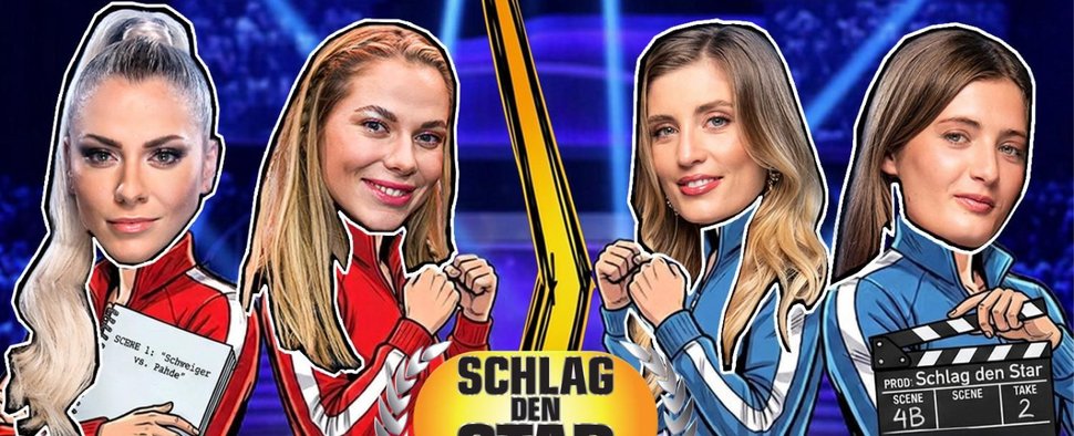 (v. l.) Valentina & Cheyenne Pahde gegen Luna & Lilli Schweiger – Bild: Joyn