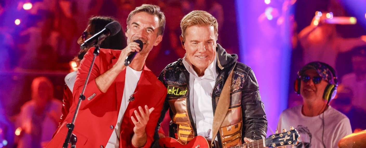 Quoten: Silbereisens „Schlagerbooom Open Air 2025“ holt Primetime-Sieg knapp vor „Wilsberg“ – Cindy aus Marzahns Soloprogramm siegt beim jungen Publikum – Bild: Jürgens TV/​Beckmann