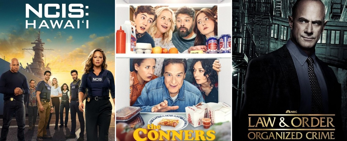 Upfronts 2024: Wie steht es um die Wackelkandidaten unter den Network-Serien? – Serien wie „Navy CIS: Hawaii“, „Die Conners“ oder „Law & Order: Organized Crime“ auf der Kippe – Bild: CBS/​ABC/​NBC