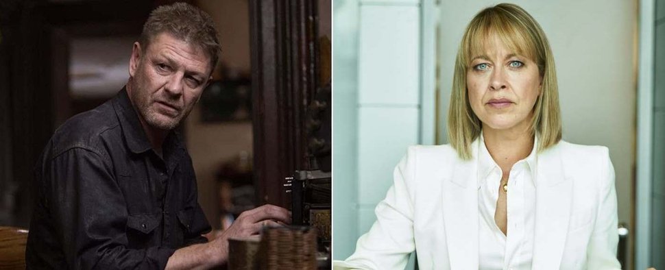 Sean Bean (l.) und Nicola Walker (r.) übernehmen die Hauptrollen in der neuen BBC-Serie „Marriage“ – Bild: Netflix/BBC One