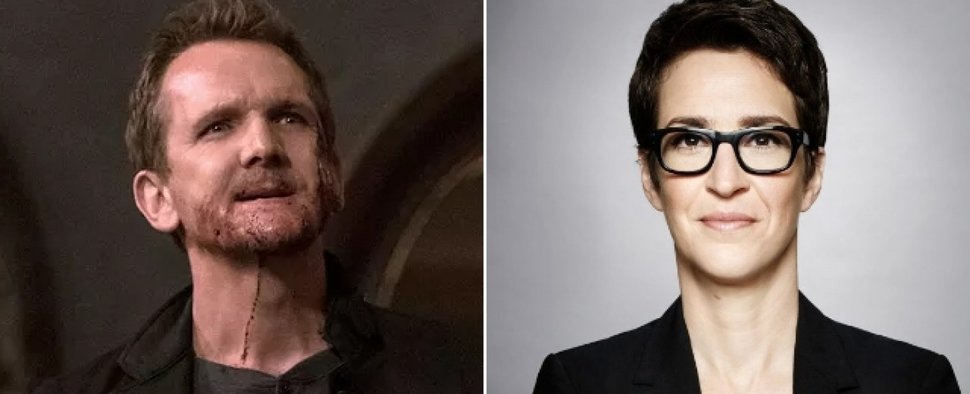 Sebastian Roché (l.) und Rachel Maddow (r.) sind neu bei „Batwoman“ – Bild: The CW/MSNBC