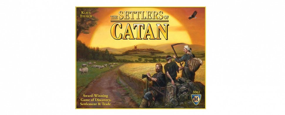 „Settlers of Catan“ – Die amerikanische Grundspiel-Box – Bild: Mayfair Games