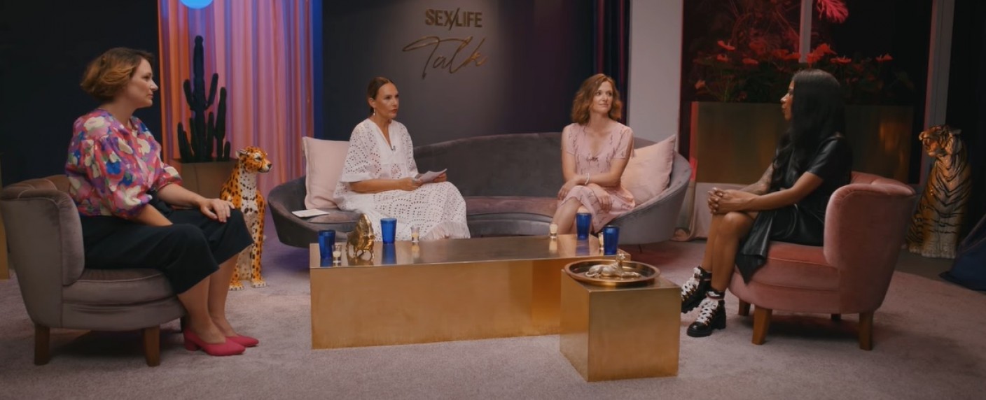 Netflix macht „Sex/​Life Talk“ mit Natascha Ochsenknecht – Kostenloses YouTube-Begleitformat zur Serie „Sex/​Life“ – Bild: Netflix/​Screenshot