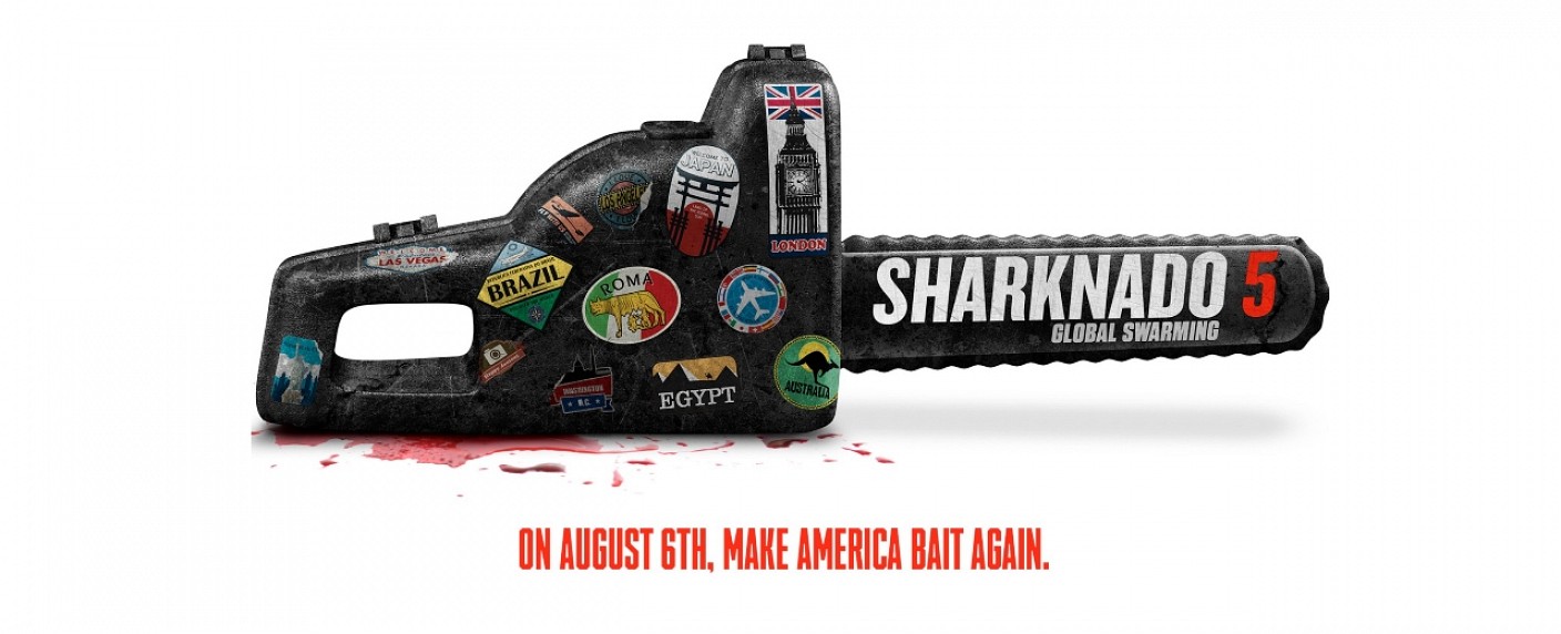 „Sharknado“: Fünfter Teil bekommt Untertitel und Starttermin – Syfy unter dem Motto „Make America Bait Again“ – Bild: Syfy