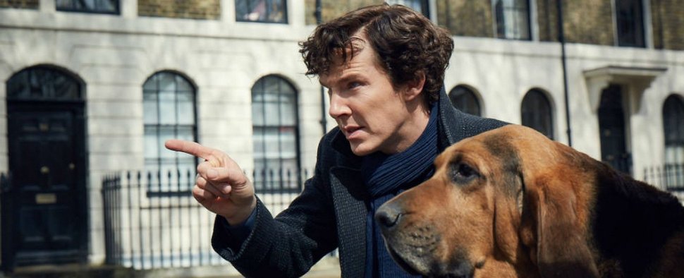 Sherlock Holmes (Benedict Cumberbatch) ist nicht der einzige mit einem feinen Gespür in „Sherlock“ – Bild: BBC