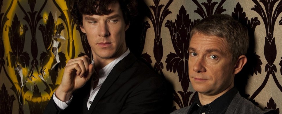 Lassen noch länger auf ihre Rückkehr warten: Sherlock (Benedict Cumberbatch) und Watson (Martin Freeman) – Bild: BBC