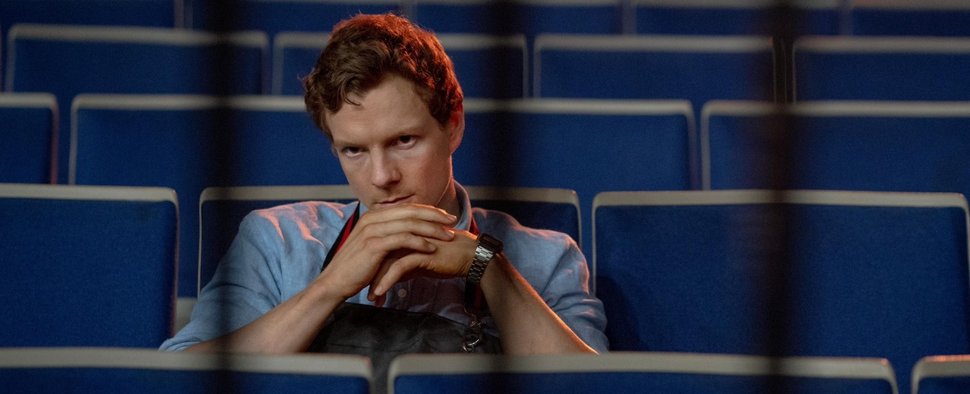 Sinistre Gedanken im Hörsaal: Der junge Dexter (Patrick Gibson) steht am Anfang seiner sehr blutigen Karriere. – Bild: Paramount+