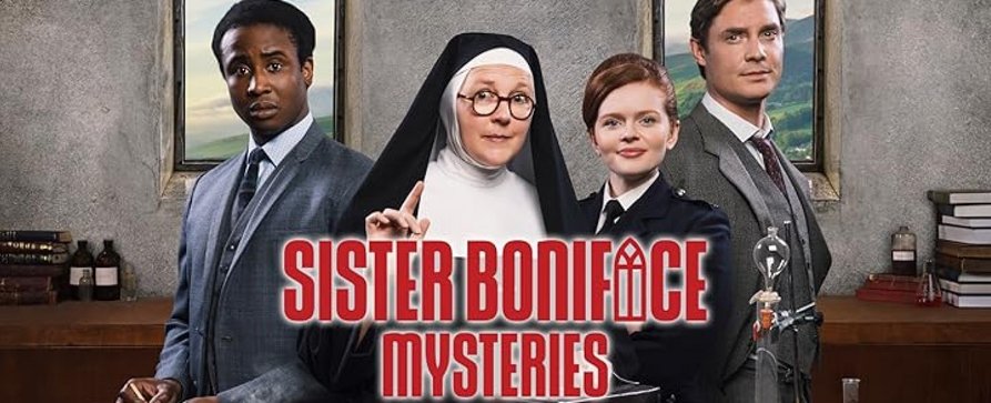 „Sister Boniface Mysteries“: Deutschlandpremiere für „Father Browns“ Kollegin – Lorna Watson als wissenschaftlich ausgebildete Nonne – Bild: BritBox