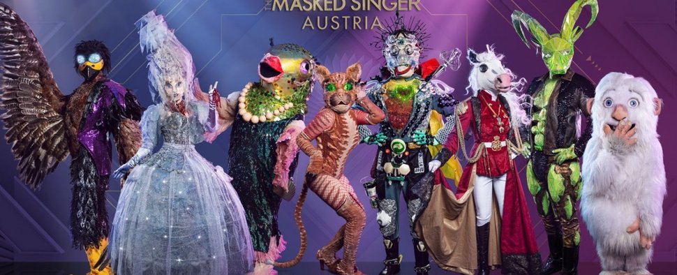 So sehen die Kostüme bei „The Masked Singer Austria“ aus – Bild: Puls 4