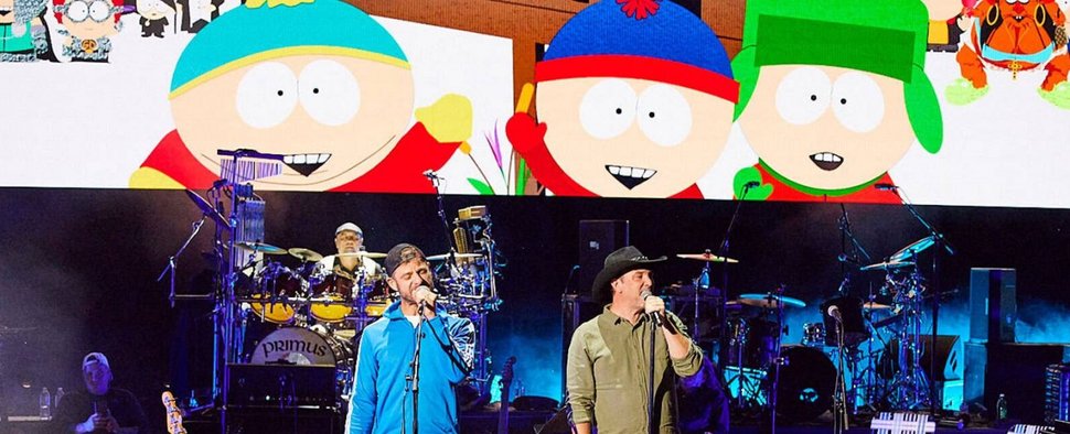 „South Park“: Das Jubiläums-Konzert mit Matt Stone (l.) und Trey Parker (r.) – Bild: Comedy Central