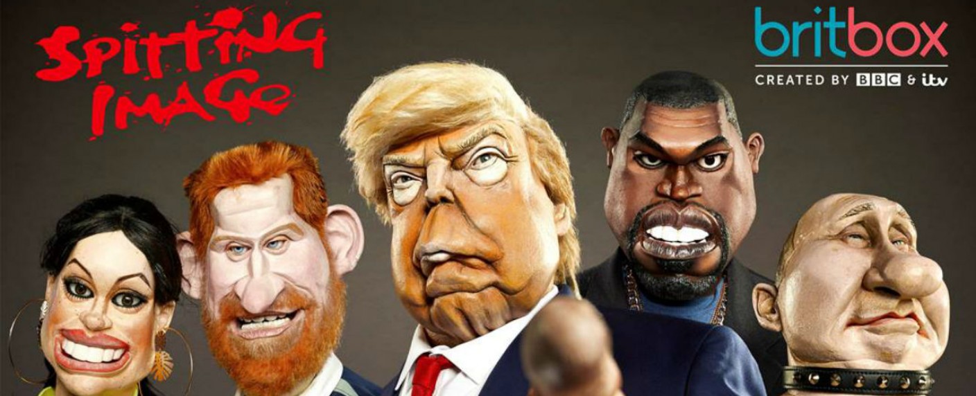 „Hurra Deutschland!“-Vorbild „Spitting Image“ wird neu aufgelegt – Puppen-Satire mit Donald Trump, Boris Johnson, Harry & Meghan und Wladimir Putin – Bild: BritBox